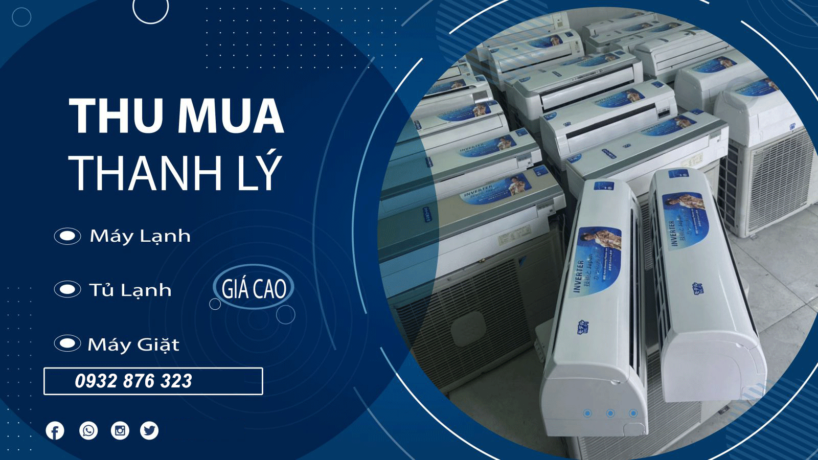 mua b&aacute;n m&aacute;y lạnh cũ b&igrave;nh dương