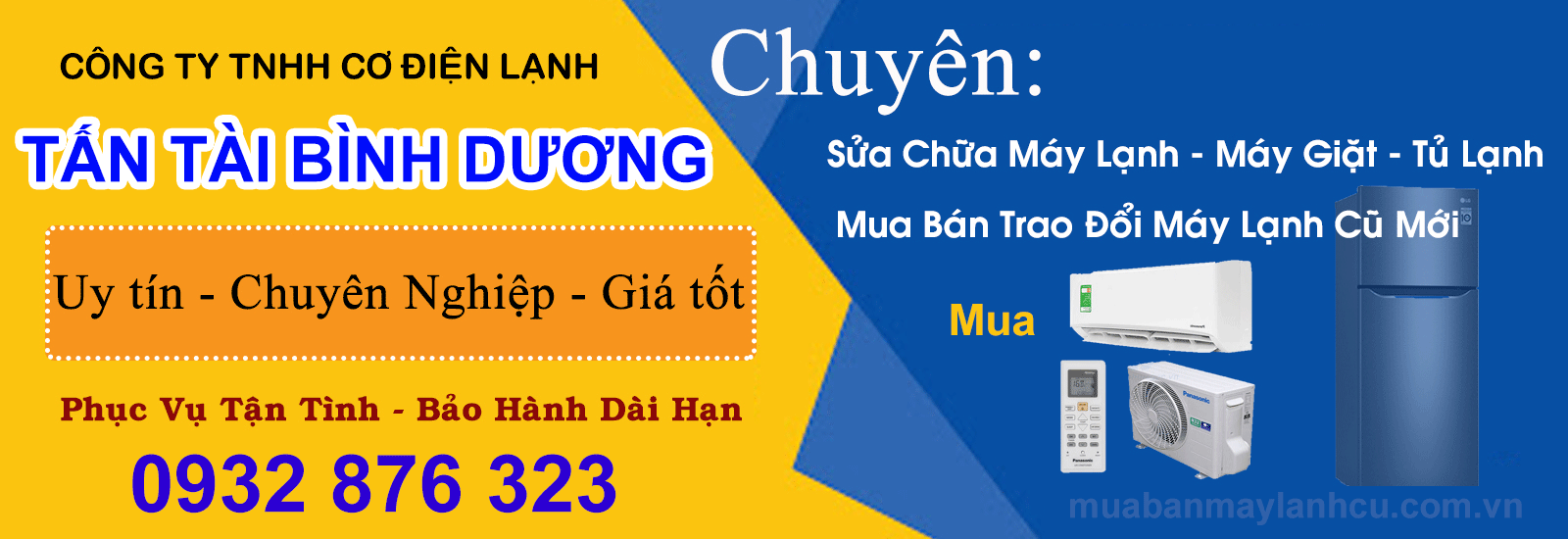 thanh lý máy lạnh cũ bình dương